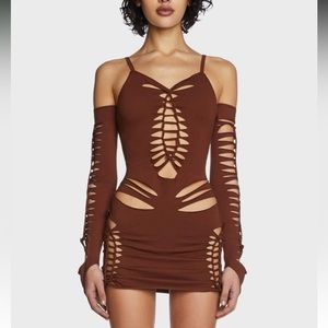 Sienna cutout mini dress